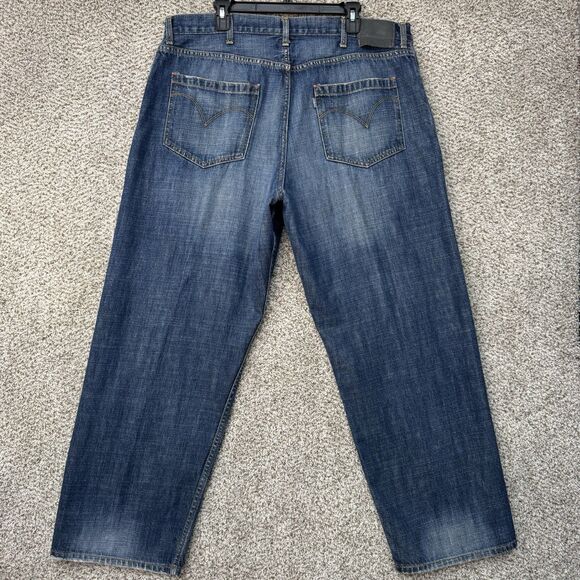 VTG 90’s Levis SilverTab Baggy Jeans Men’s 40X32 Blue Denim Y2K Wide Leg Vintage - Picture 1 of 14